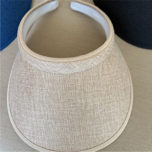 NEW Beautiful Sun Visor Set - Blue, Black, and Tan - Picture 11 of 11